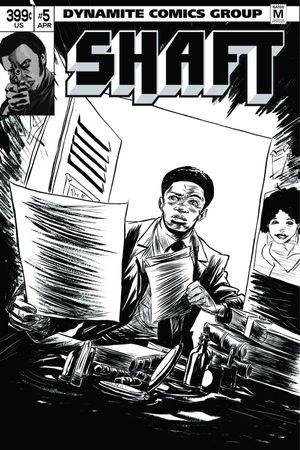 Shaft #5 (15 Copy Greene B&amp;w Cover)