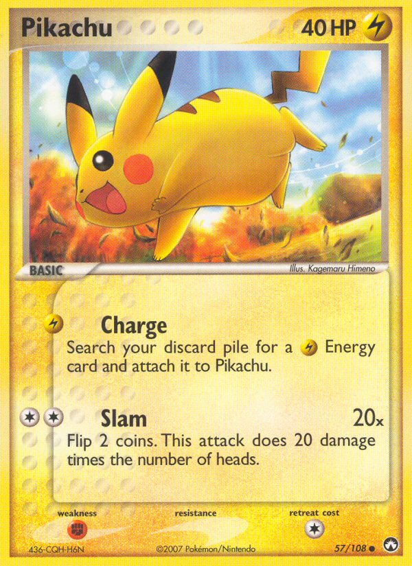 Pikachu (57/108) - Power Keepers Pokémon Card