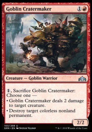 Goblin Cratermaker (Guilds of Ravnica) Trading Card