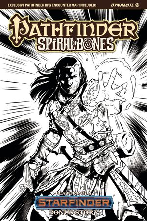 Pathfinder Spiral Of Bones #3 (Cover D Galindo B&w Cover)
