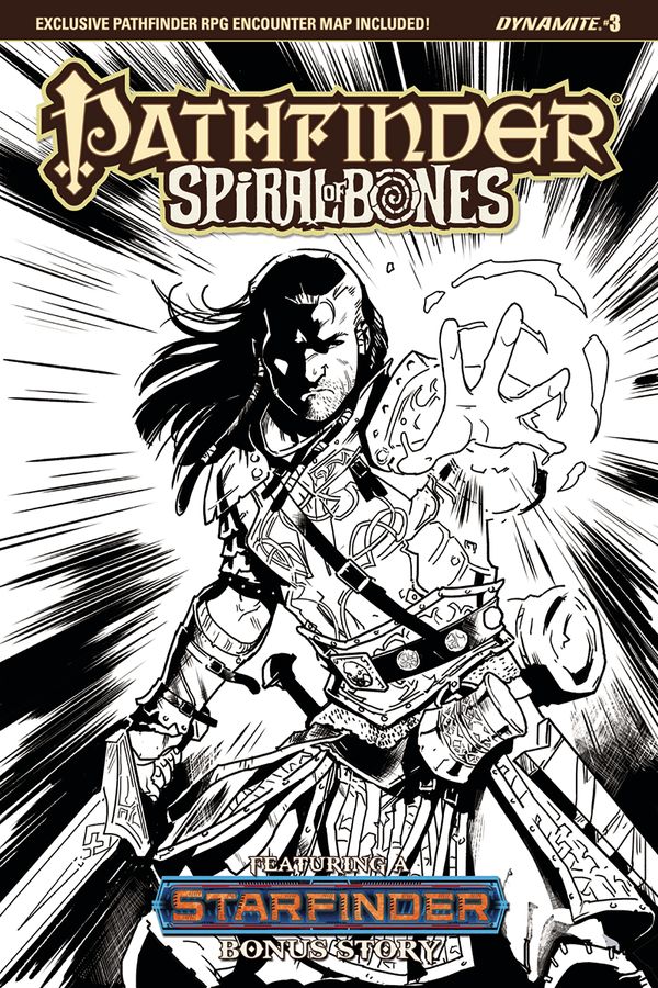 Pathfinder Spiral Of Bones #3 (Cover D Galindo B&w Cover)
