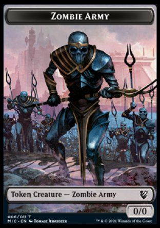 Zombie Army (Innistrad Midnight Hunt Commander Decks) Trading Card