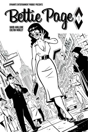 Bettie Page #1 (Cover J 40 Copy Chantler B&w I)