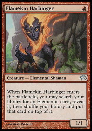 Flamekin Harbinger (Planechase decks) Trading Card