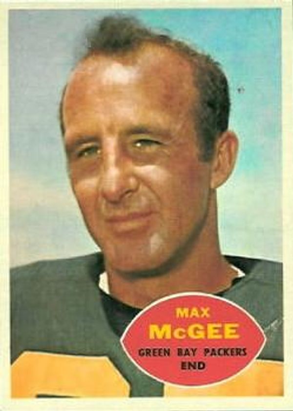 Max McGee 1960 Topps #55