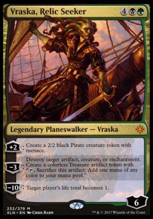 Vraska, Relic Seeker (Ixalan) Trading Card