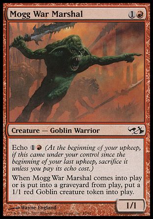 Mogg War Marshal (Elves vs. Goblins) Trading Card