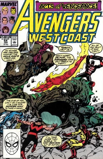 Avengers West Coast #54 Comic