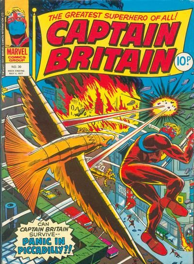 Captain Britain #30 Comic