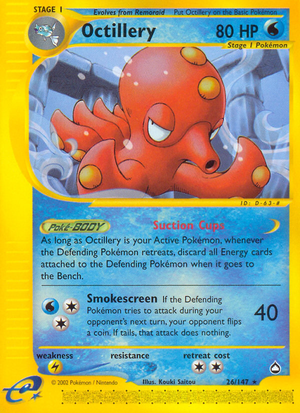 Octillery (26/147) - Aquapolis