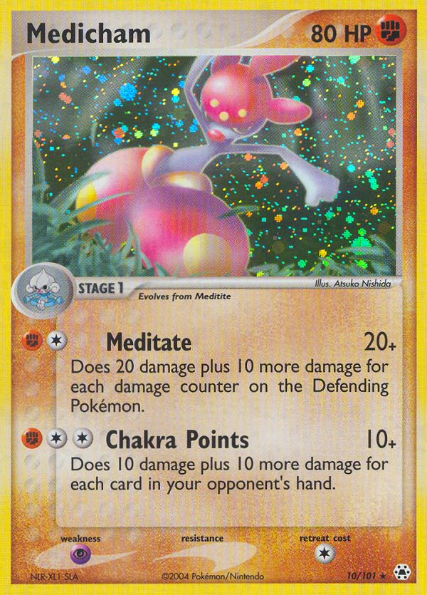 Medicham (10/101) - Hidden Legends Pokémon Card