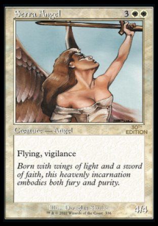 Serra Angel (Magic 30th Anniversary Edition - Old Frame) Trading Card