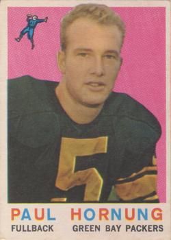 Paul Hornung 1959 Topps #82 Sports Card