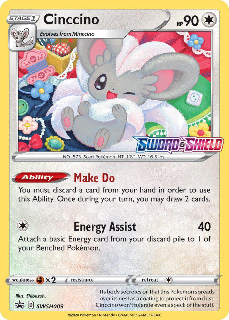 Cinccino (SWSH009) - SWSH Black Star Promos Pokémon Card