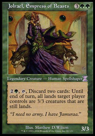 Jolrael, Empress of Beasts (Time Spiral) Trading Card