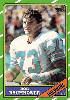 Bob Baumhower 1986 Topps #55 Sports Card