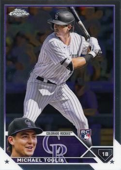 Michael Toglia 2023 Topps Chrome Baseball #87 Sports Card