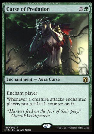 Curse of Predation (Iconic Masters) Trading Card