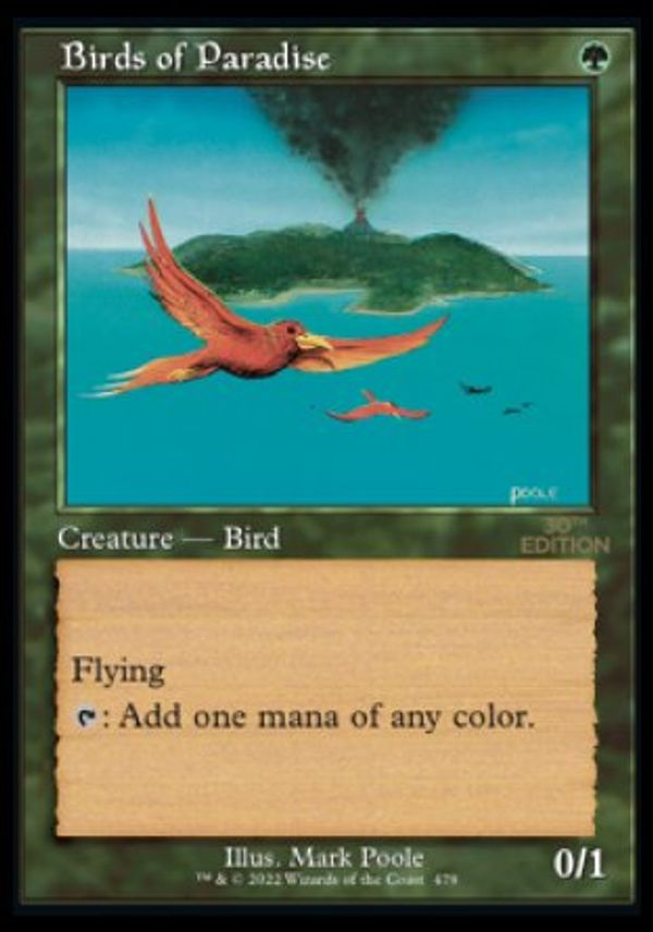 Birds of Paradise (Magic 30th Anniversary Edition - Old Frame)