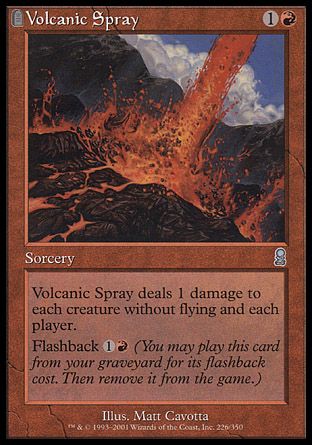 Volcanic Spray (Odyssey) Trading Card