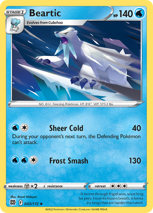 Beartic (43/172) - Brilliant Stars (Reverse Holo)