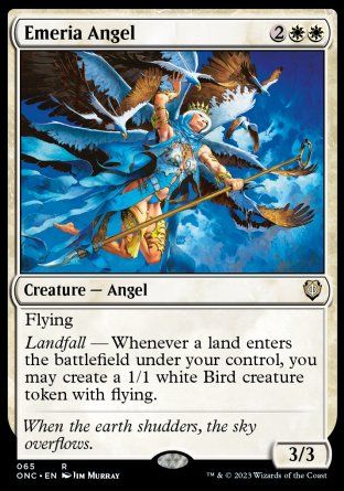 Emeria Angel (Phyrexia: All Will Be One Commander Decks) Trading Card