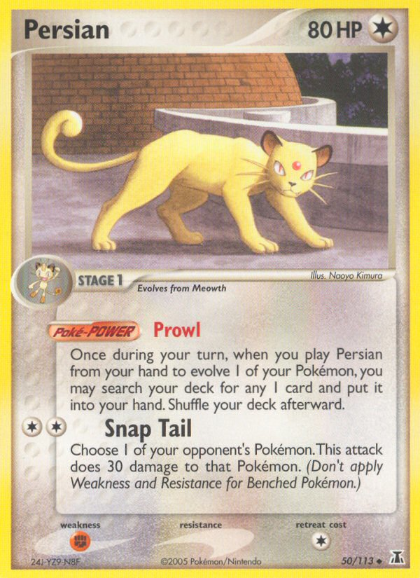 Persian (50/113) - Delta Species Pokémon Card