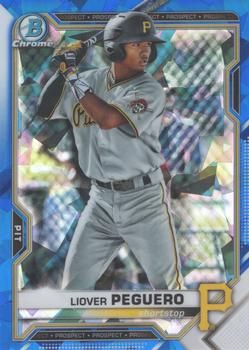 Liover Peguero 2021 Bowman Sapphire Edition Baseball #BCP-52 Sports Card