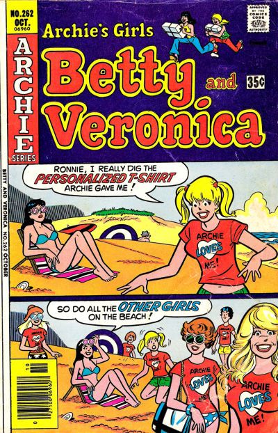 Archie's Girls Betty and Veronica #262 Comic