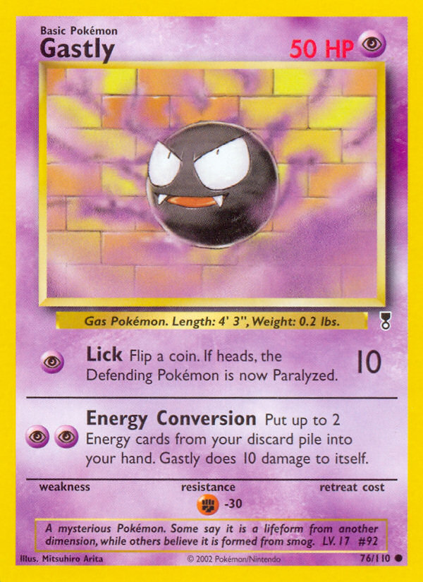 Gastly (76/110) - Legendary Collection Pokémon Card