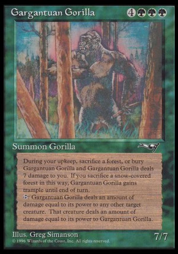 Gargantuan Gorilla (Alliances)