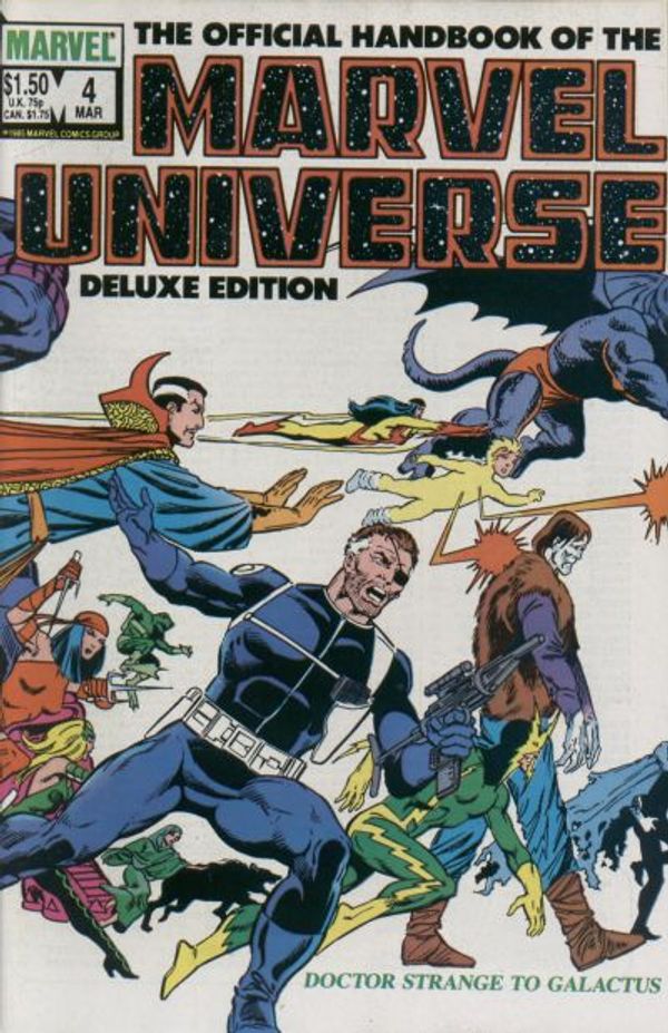 Official Handbook Of The Marvel Universe, The #4