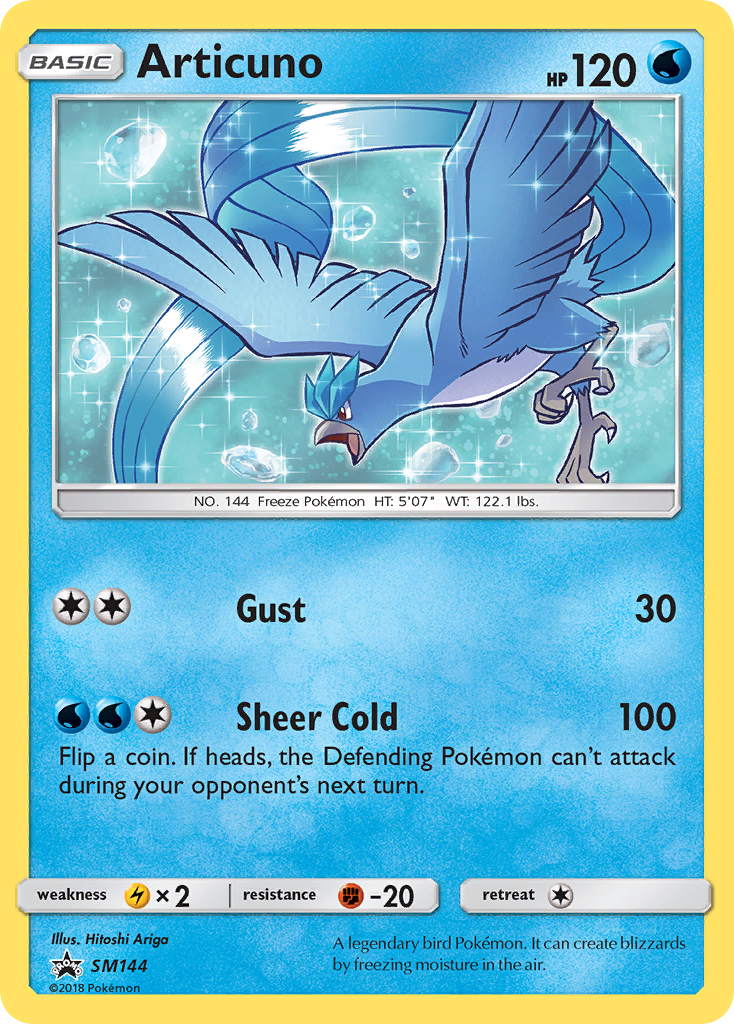 Articuno (SM144) - SM Black Star Promos Pokémon Card