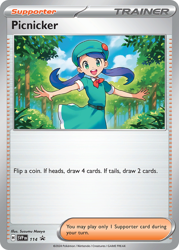 Picnicker (Trainer: Supporter) (114/148) - Scarlet & Violet Black Star Promos Pokémon Card