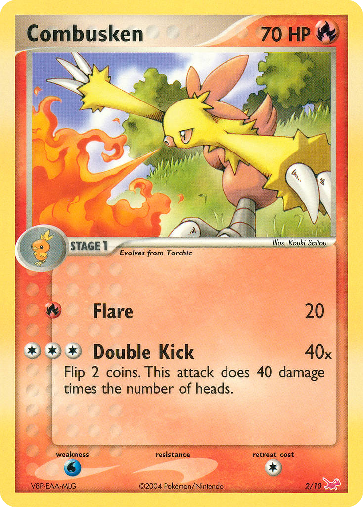 Combusken (2/10) - EX Trainer Kit Latias Pokémon Card