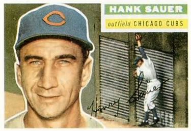 Hank Sauer 1956 Topps #41 Sports Card