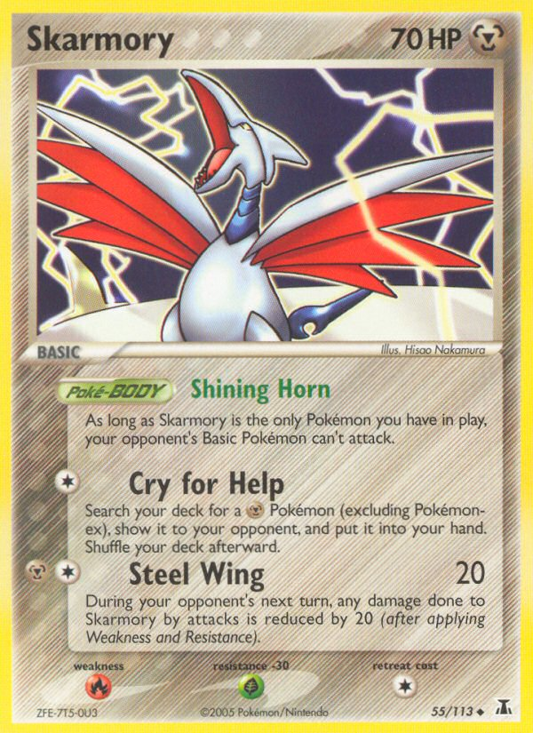 Skarmory (55/113) - Delta Species Pokémon Card