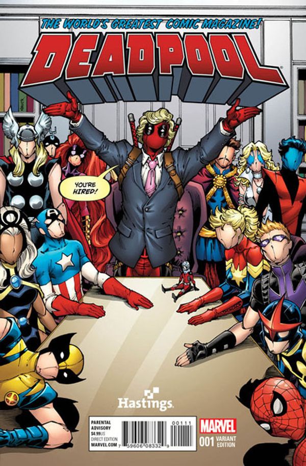 Deadpool #1 (Todd Nauck Hastings Variant)