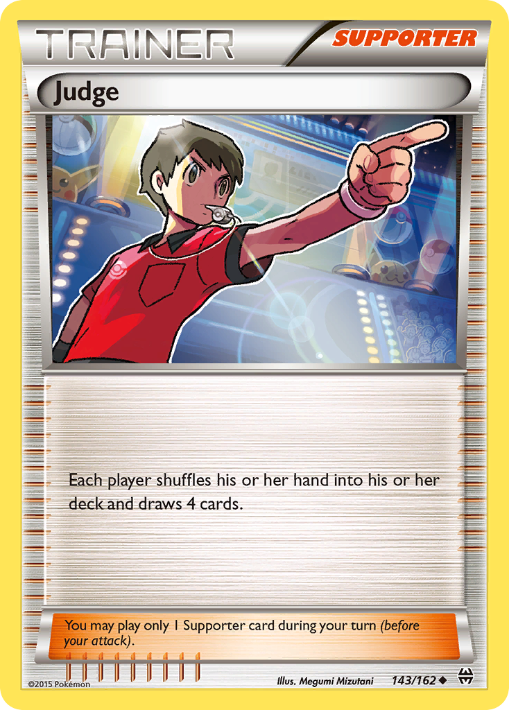 Judge (Trainer: Supporter) (143/162) - BREAKthrough Pokémon Card