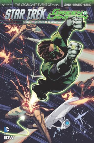 Star Trek Green Lantern #5 (Sub Variant Brown)