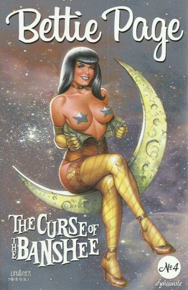 Bettie Page: The Curse of the Banshee #4 (Cover B Linsner)
