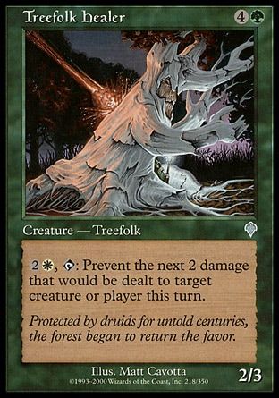 Treefolk Healer (Invasion) Trading Card