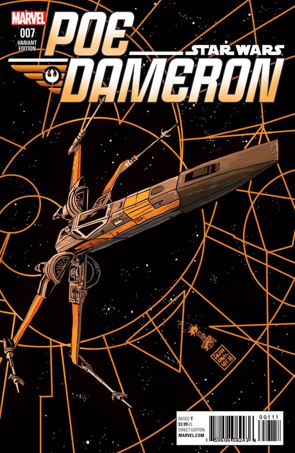 Poe Dameron #7 (Francesco Francavilla X-Wing Variant)