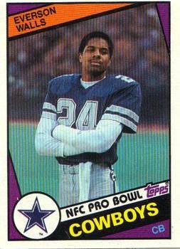 Everson Walls 1984 Topps #247 Sports Card