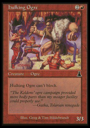 Hulking Ogre (Urza's Destiny) Trading Card