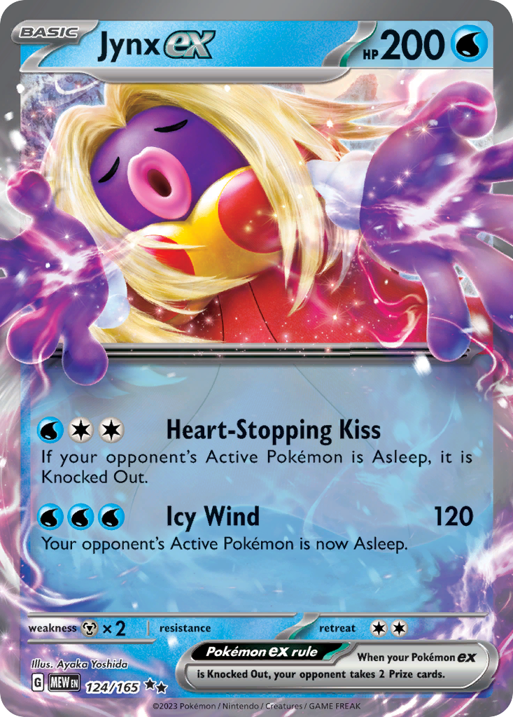 Jynx ex (124/165) - 151 Pokémon Card