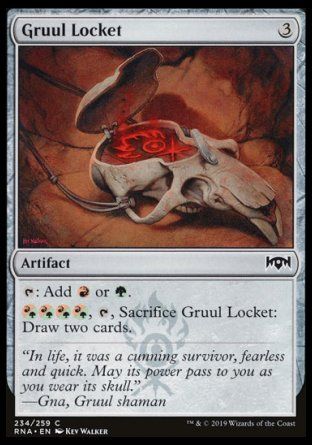 Gruul Locket (Ravnica Allegiance) Trading Card