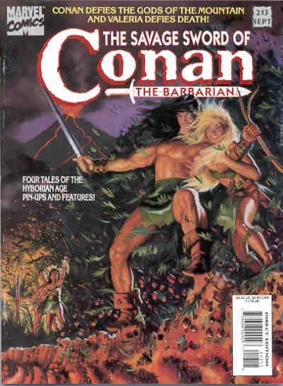 The Savage Sword of Conan #213 Comic