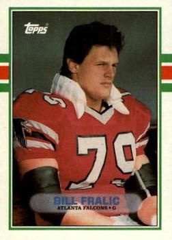 Bill Fralic 1989 Topps #347 Sports Card