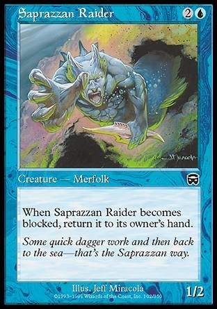 Saprazzan Raider (Mercadian Masques) Trading Card